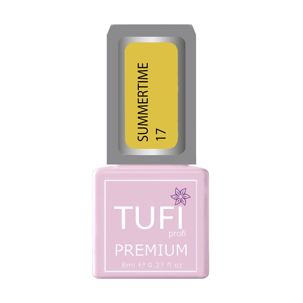 Гель-лак для нігтів Tufi Profi Premium Summertime, 17 Стиглий лимон, 8 мл