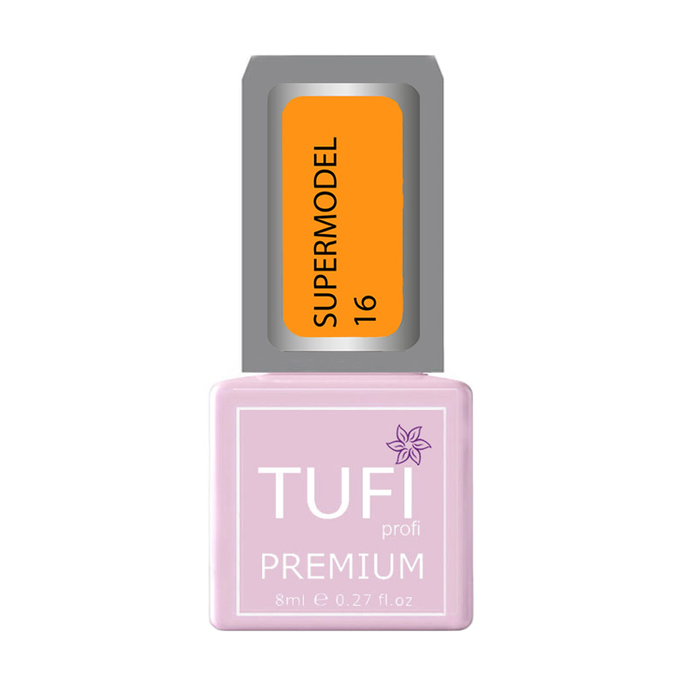 Гель-лак для нігтів Tufi Profi Premium Supermodel 16 Адріана неоновий, 8 мл